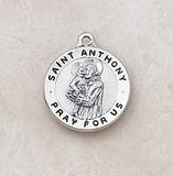 Creed SS1538 Sterling St. Anthony Patron Saint Medal