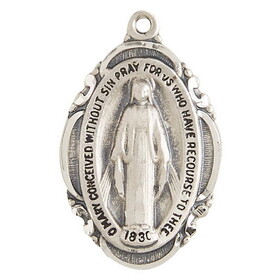Creed SS1750 Silver Miraculous Medal (SS1750)