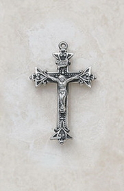 Creed Small Sterling Silver Crucifix