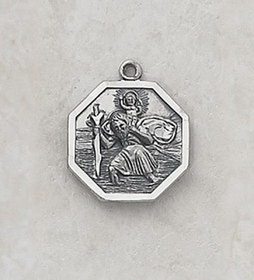 Creed Sterling Silver St. Christopher Medal