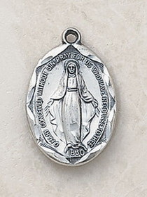 Creed SS3034 Miraculous Medal Oval