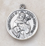 Creed Sterling Patron Saint Francis Medal