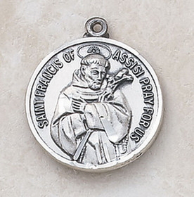Creed Sterling Patron Saint Francis Medal
