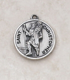 Creed SS727-11 Sterling Patron St. Christopher Medal