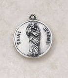 Creed SS727-26 Sterling Patron Saint Jerome Medal
