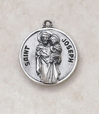 Creed SS727-28 Sterling Patron Saint Joseph the Worker Medal