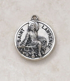 Creed SS727-30 Sterling Patron Saint Lawrence Medal