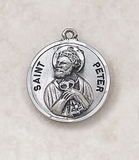 Creed SS727-43 Sterling Patron Saint Peter Medal