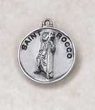 Creed SS727-63 Sterling Patron Saint Rocco Medal
