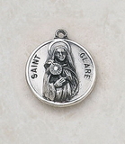 Creed SS729-15 Sterling Patron Saint Clare Medal