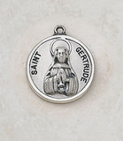 Creed SS729-26 Sterling Patron Saint Gertrude Medal