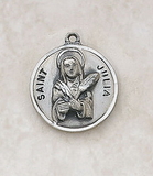 Creed SS729-33 Sterling Patron Saint Julia Medal