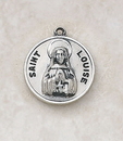 Creed SS729-35 Sterling Patron Saint Louise Medal