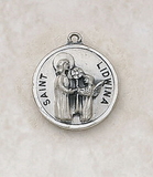 Creed SS729-53 Sterling Patron Saint Lidwina Medal