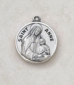 Creed SS729-5 Sterling Patron Saint Anne Medal