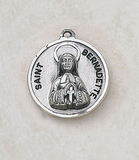 Creed SS729-7 Sterling Patron Saint Bernadette Medal