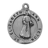 Creed SS7598 Sterling Silver Medal - Saint Elizabeth Ann Seton