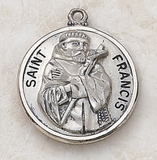 Creed SS827-18 Sterling St. Francis Special Devotion Medal
