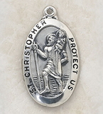 Creed SS8747 Sterling Silver St. Christopher Medal