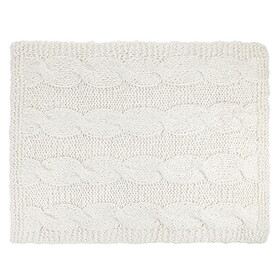Face to Face T2080 Colossal Knit Throw - Cable Knit