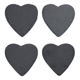 Tablesugar T2249 Heart Slate Coasters - Set of 4