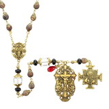 Creed T2608 Saint Benedict Adoration Rosary