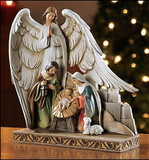 Christian Brands TC616 Nativity with Angel Figurine
