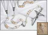 Creed TC731 Mother Of Pearl Ladder Lasso Rosary