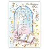Alfred Mainzer TH68420 With Appreciation Sister - Nun Thank You Card