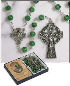 Creed TS046 Irish 7Mm Marble Rosary