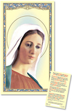 Ambrosiana TS068 Our Lady Of Medjugorje Laminated Holy Card