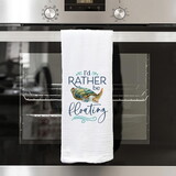 P.Graham Dunn TWL0126 Coastal Collection Tea Towels - I'd Rather