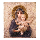 Avalon Gallery VC694 Bourguereau Madonna And Child Icon Plaque
