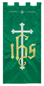 RJ Toomey VC730 Maltese Jacquard Banner: Green