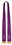 RJ Toomey VC737 Maltese Jacquard Stole: Purple
