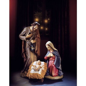 Christmas Treasures VC956 24" Val Gardena Holy Family