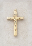 Creed VP235WC 24Kt Gold Plate Over Sterling Crucifix