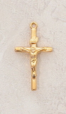 Creed VP7003 24Kt Gold Plate Over Sterling Crucifix