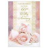 Alfred Mainzer WA53031 God's Blessings on Your 60th Wedding Anniversary Card