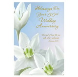 Alfred Mainzer WA69035 Blessings on Your 50th Wedding Anniversary Card