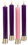 Will & Baumer WAF002 16" Polar Advent Candle Set - Purple/Pink
