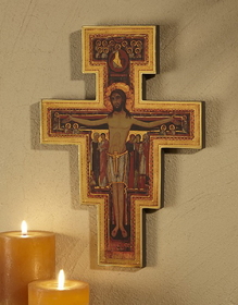Christian Brands WC775 San Damiano Crucifix Marco Sevelli Florentine Plaque