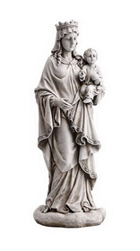 Avalon Gallery WC791 18.5" Mary Queen Of Heaven With Child Garden Statue