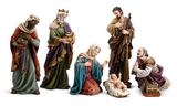 Christian Brands WC898 7 Piece Hand Painted Nativity Set