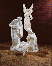 Avalon Gallery WC957 32" 3-Piece Nativity in White
