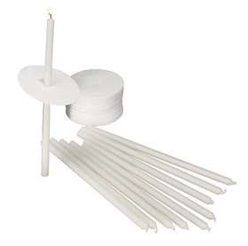 Will & Baumer WEF004 8-1/2" Candlelight Service Kit - 50/Bx