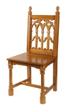 Robert Smith WS984 Maple Hardwood Medium Oak Finish Side Chair