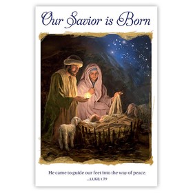Alfred Mainzer X87031C Our Savior is Born Card