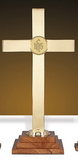 Sudbury YC511-24 Chapel Altar Cross With Ihs Emblem