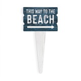P.Graham Dunn YPPA0039 Plant Stake - This Way To The Beach